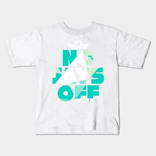 Jay All Day Washed teal Mint Foam Kids T-Shirt